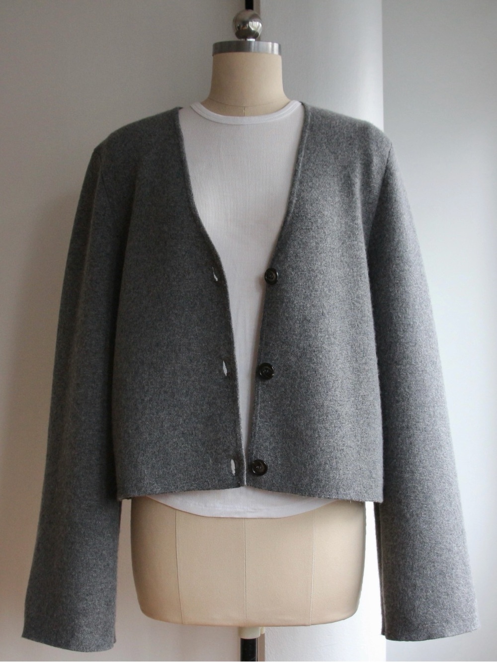 Jenni Kayne Chelsea Wool Cashmere Bell Sleeve Cardigan